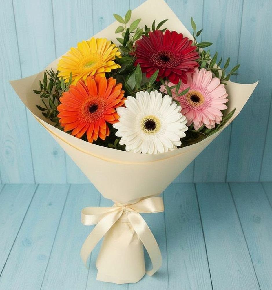 Букет цветов из: Герберы в Полтавском