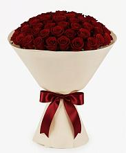 Букет 101 Бордовая роза Блэк Бакарра в Полтавском