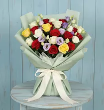Букет цветов из:  Розы #REPLACE_PRED# Полтавском