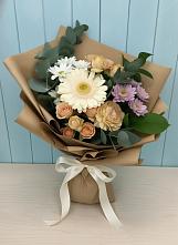 Букет цветов из:  Герберы и Хризантемы в Полтавском