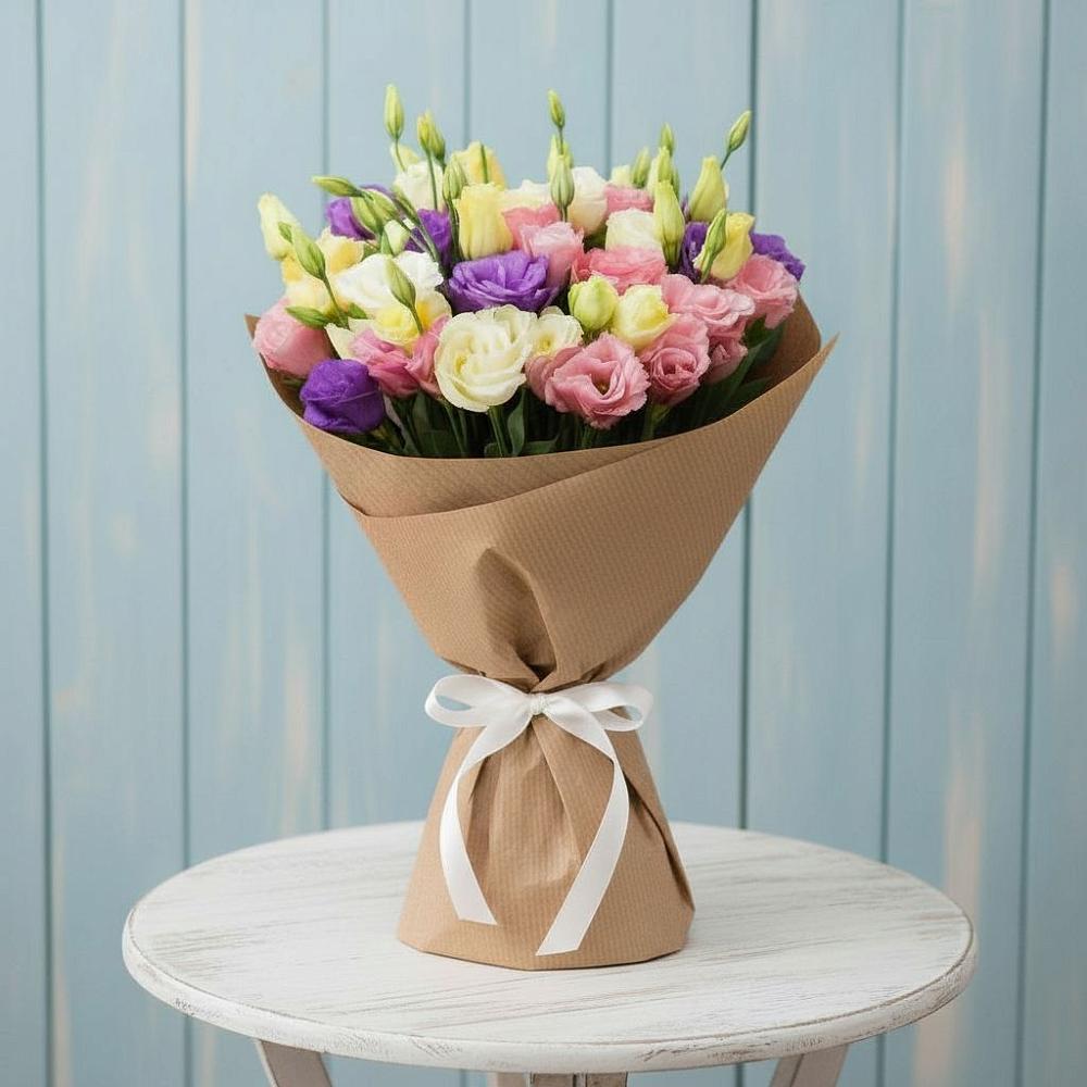 Букет цветов из: Лизиантусы в Полтавском