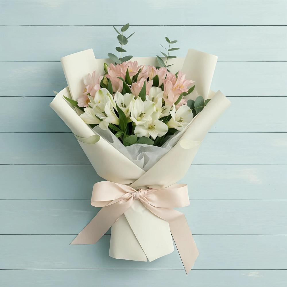 Букет цветов из: Альстромерии в Полтавском