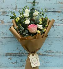 Букет цветов из:  Розы и Лизиантусы #REPLACE_PRED# Полтавском